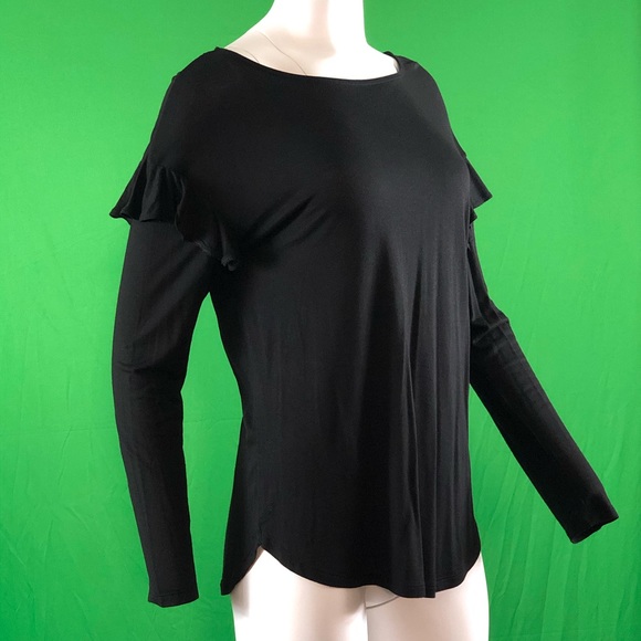 Drop Shoulder Ruffle Top - Picture 3 of 7